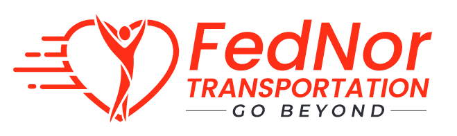 A red heart with the words fearing transport go better.